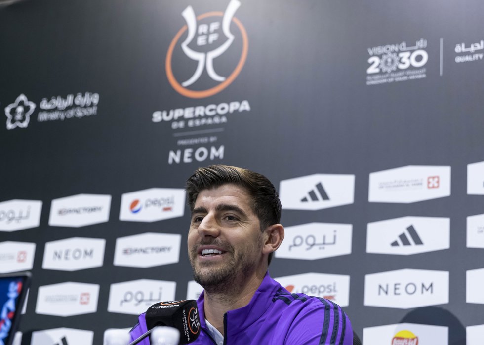 El portero del Real Madrid Thibaut Courtois