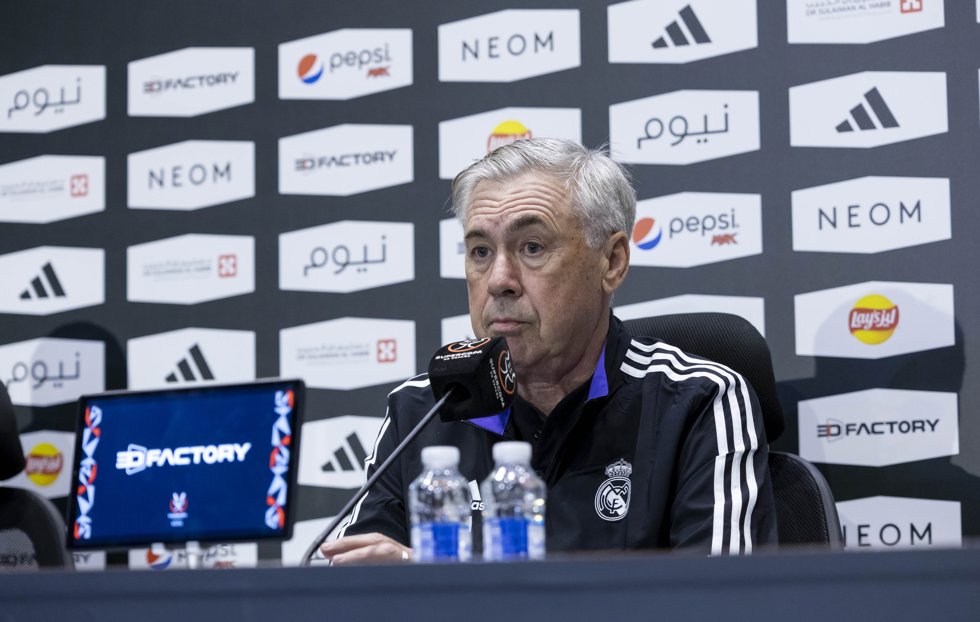 El entrenador del Real Madrid, Carlo Ancelotti