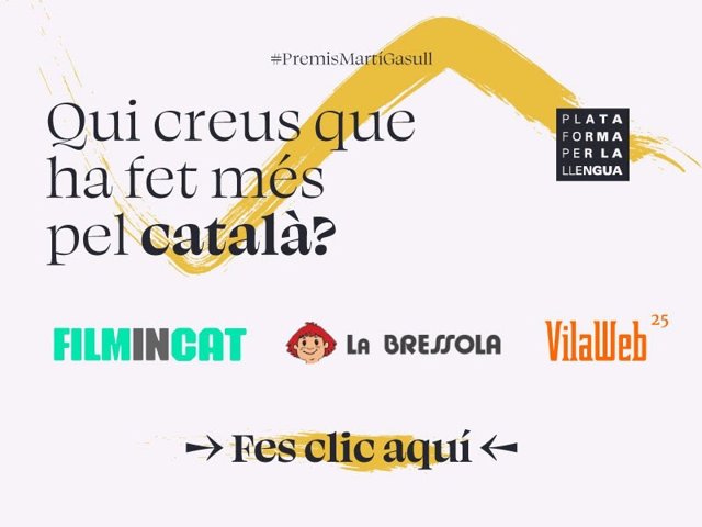 Imatge dels Premis Martí Gasull 