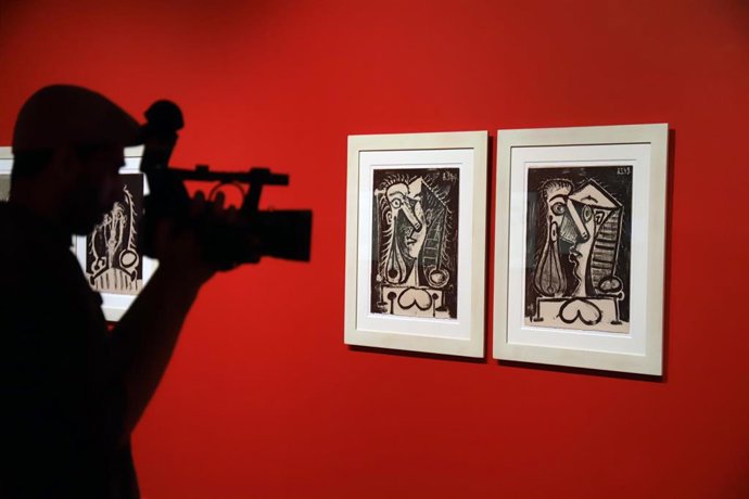 Archivo - Imagen de archivo de exposición sobre Picasso