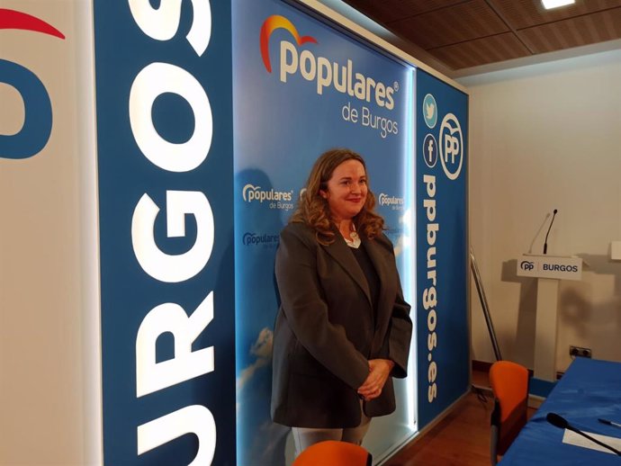 Cristina Ayala, candidata del PP al Ayuntamiento de Burgos.