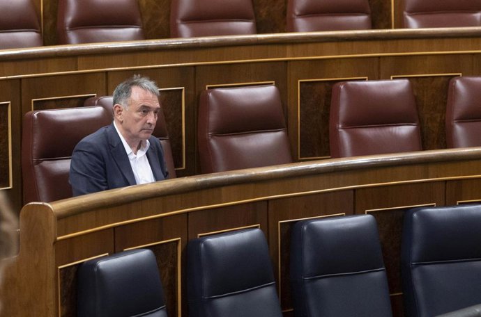 Archivo - El portavoz adjunto de Unidas Podemos Enrique Santiago.