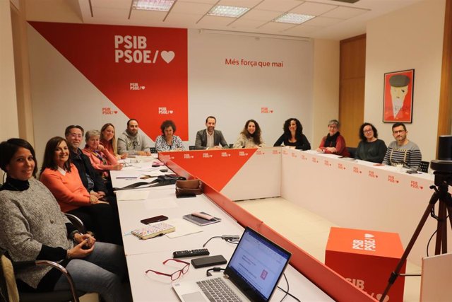Reunión del comité electoral del PSIB Palma.