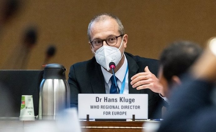 Archivo - El director regional para Europa de la Organización Mundial de la Salud (OMS), el doctor Hans Henri P. Kluge, interviene en la 75 Asamblea Mundial de la Salud. En Ginebra (Suiza), a 24 de mayo de 2022.