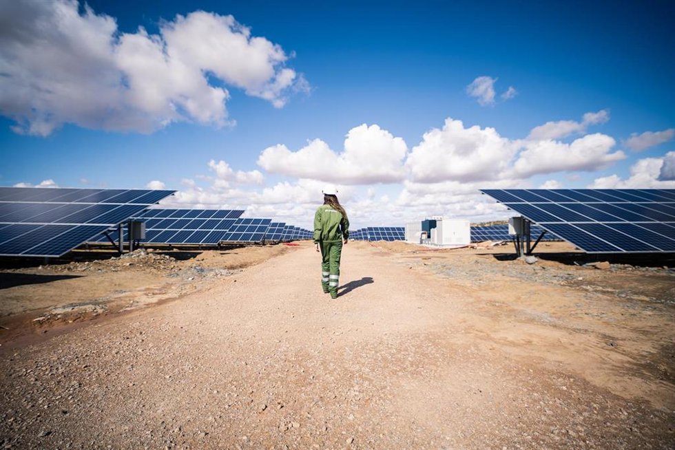 Archivo - Imagen facilitada por Iberdrola de la planta solar en Villalba de Guardo (Palencia)