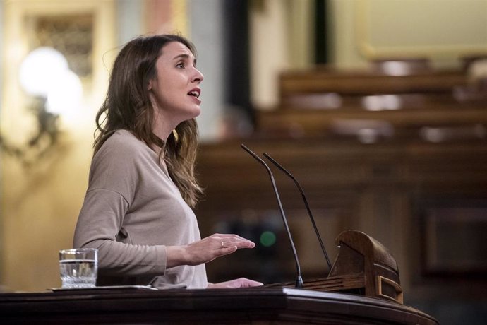 La ministra de Igualdad, Irene Montero.