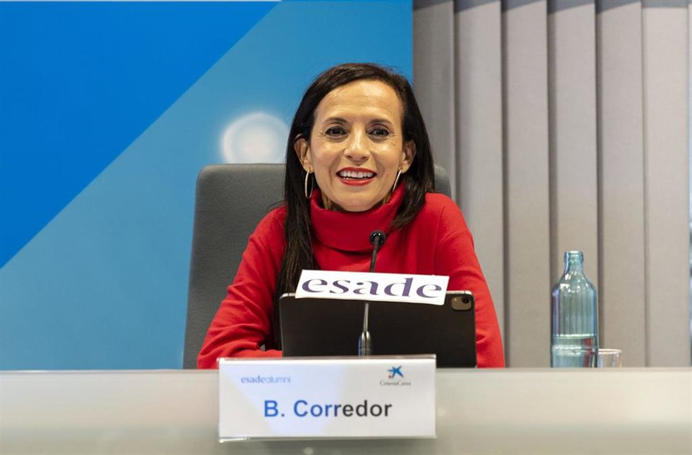 Archivo - La presidenta de Redeia, Beatriz Corredor
