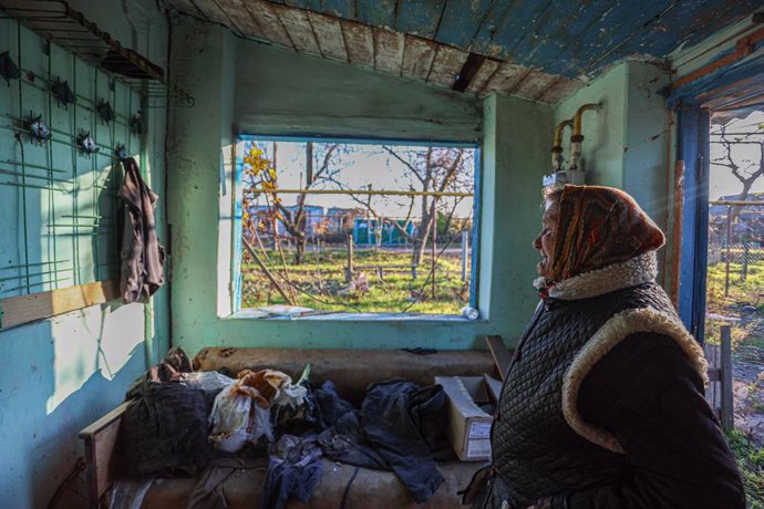 Archivo - Una dona gran ucranesa a Kherson