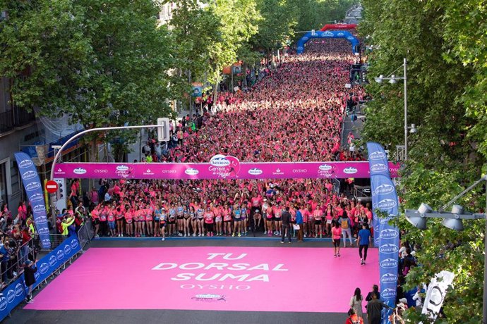 Archivo - Carrera de la Mujer Central Lechera Asturiana de Madrid