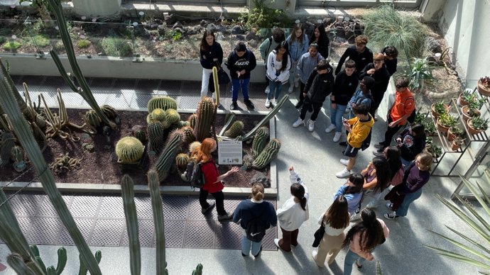 Escolares visitan en Real Jardín Botánico durante 2022.