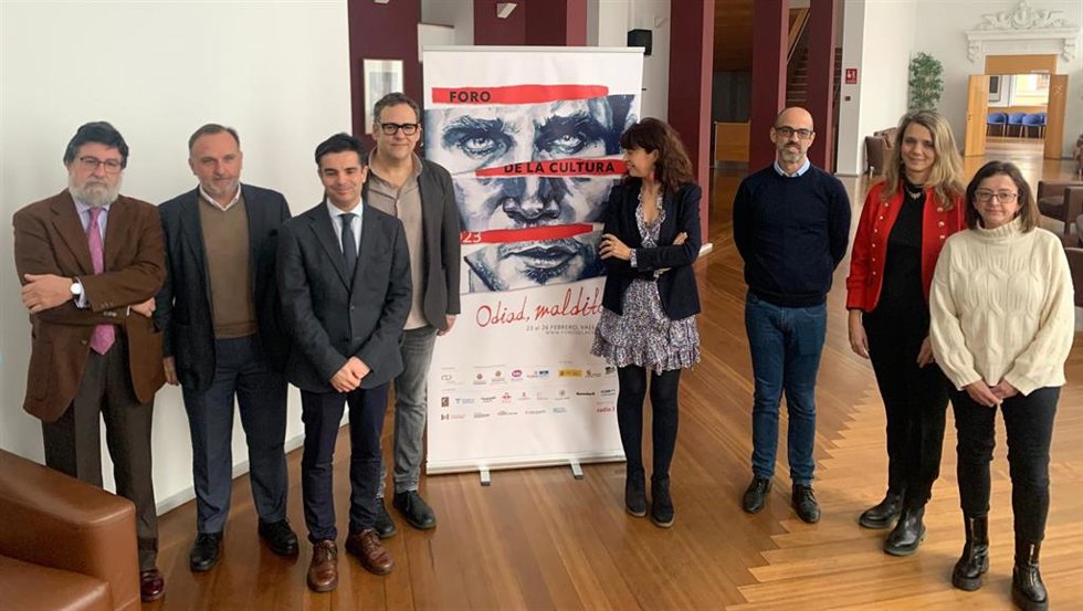 Presentación del Foro de la Cultura en el Teatro Calderón de Valladolid.