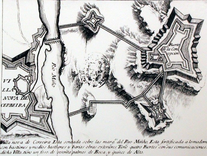 Identifican una nueva fortaleza del siglo XVII que acredita la importancia del Baixo Miño en la guerra con Portugal.