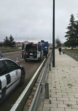 Imagen de la intervención policial.