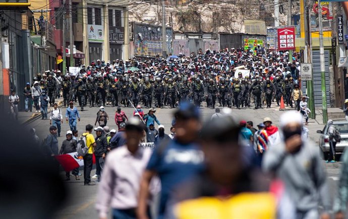 Protestas en Perú