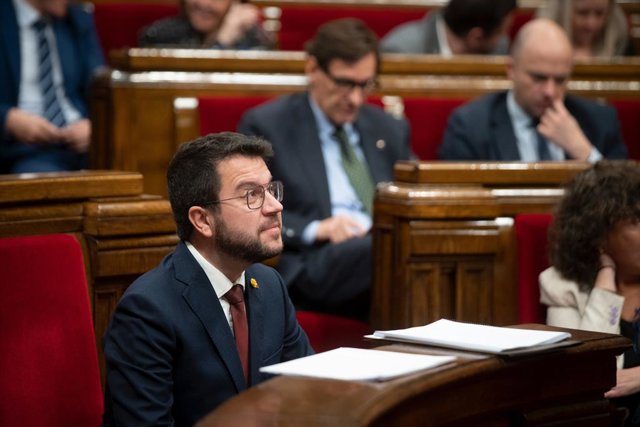 El president de la Generalitat, Pere Aragonès