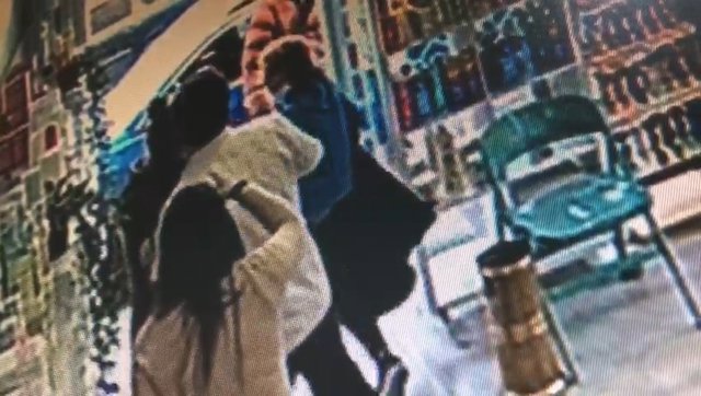 Imagen de uno de los momentos del robo