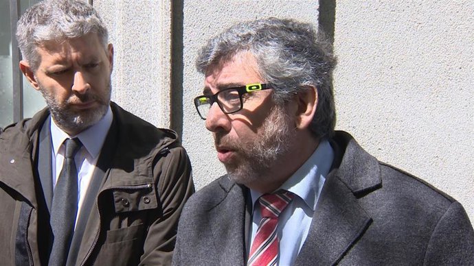 Archivo - Los abogados Andreu Van den Eynde y Jordi Pina.