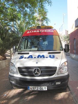 Archivo - Imagen de una unidad del SAMU.