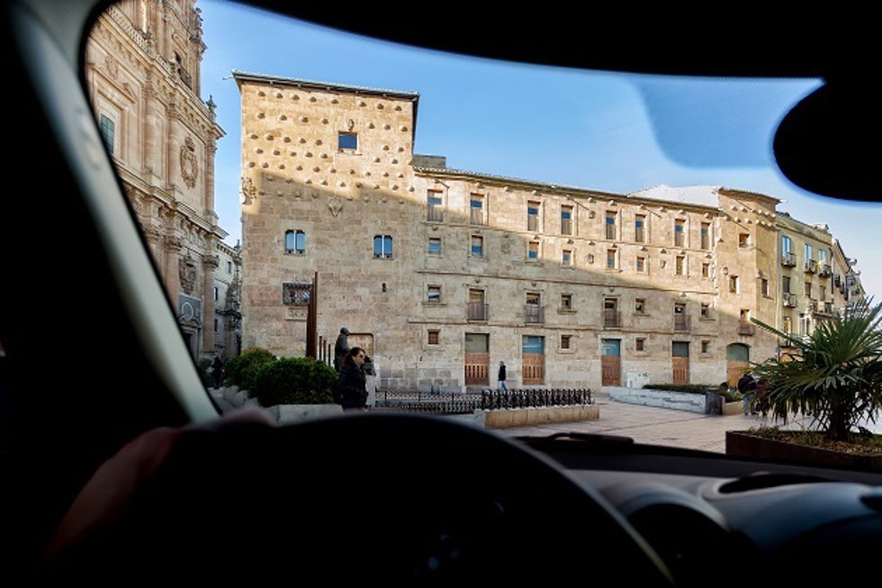 Imagen de un BlaBlaCar en una localidad de Castilla y León