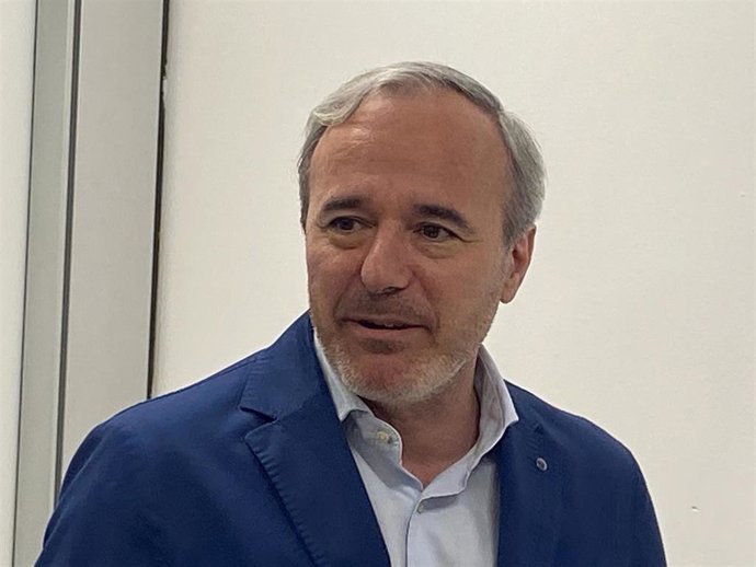 Archivo - El alcalde de Zaragoza, Jorge Azcón.