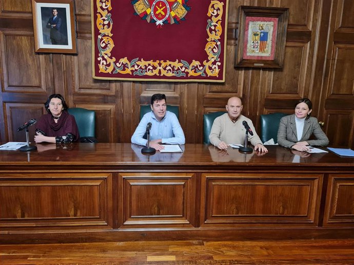 Presentación del mercadito de libros solidario.