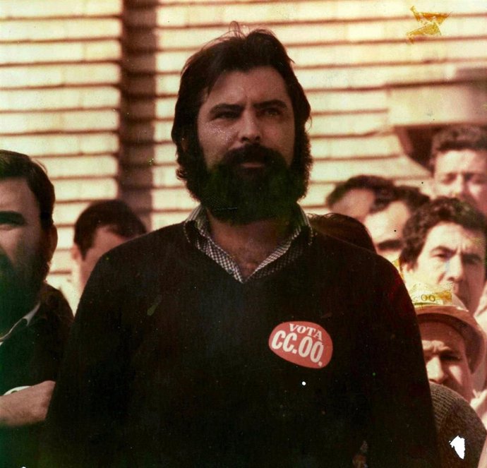 Archivo - El histórico sindicalista de CCOO Ignacio Sánchez, el 'Indio' de Astilleros, en una foto de archivo.