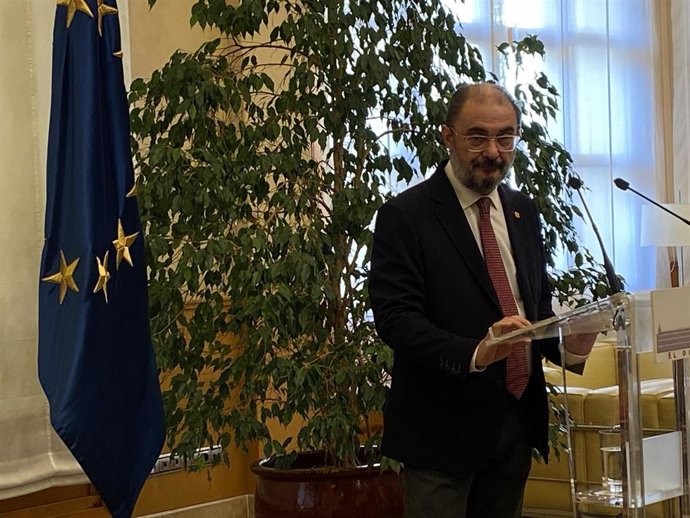 El presidente del Gobierno de Aragón, Javier Lambán.