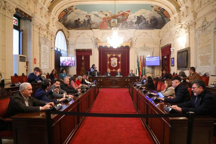 Pleno del Ayuntamiento de Málaga