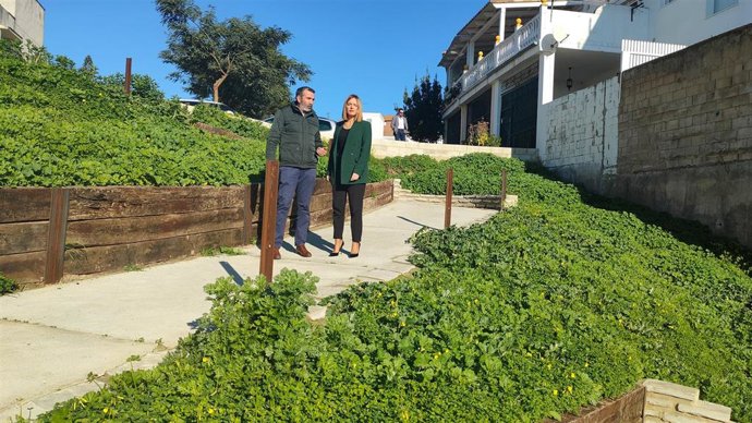 Ana Carrera con Javier Pizarro en Alcalá.