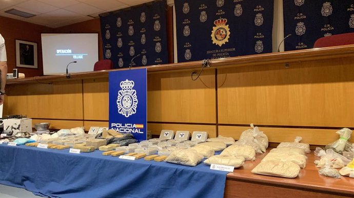 Heroína y otras drogas incautadas por la Policía Nacional en la mayor operación antidroga en Canarias