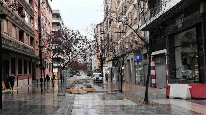 El Ayuntamiento de Logroño convalida la suspensión de las obras de Cien Tiendas hasta el 31 de enero