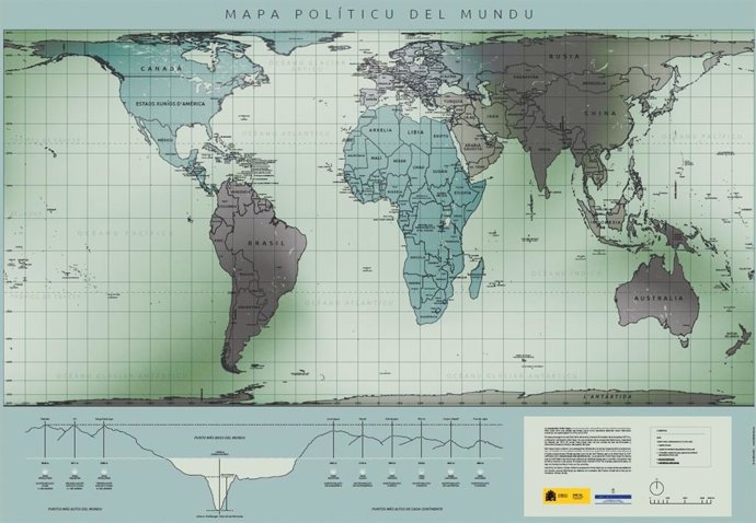 Mapamundi n'asturianu.
