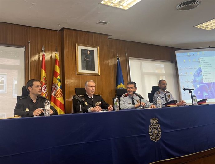 Rueda de prensa sobre la 'Operación Yapeuyú-Amusca'.