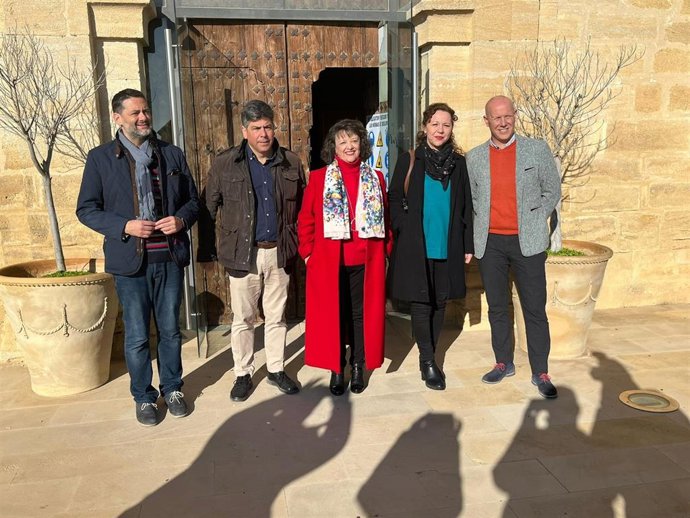 Visita a las obras de restauración del Castillo del Gran Capitán de Montilla.