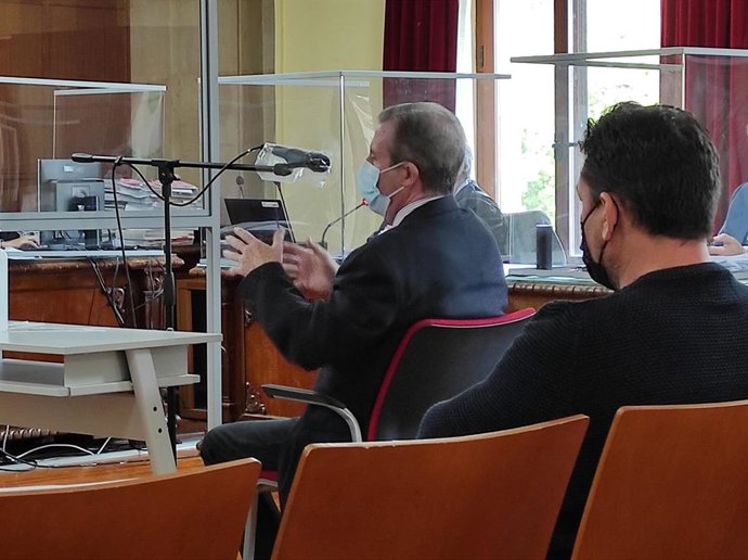Archivo - Miguel Ángel García Anguita durante su declaración en la Audiencia/Archivo