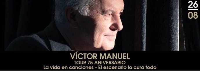 Cartel del concierto de Víctor Manuel en Starlite