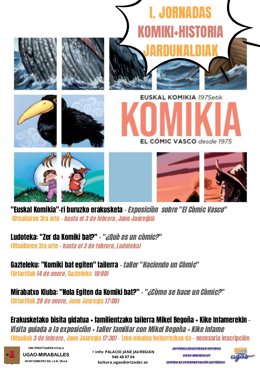 Cartel de la exposición sobre 'El cómic vasco'