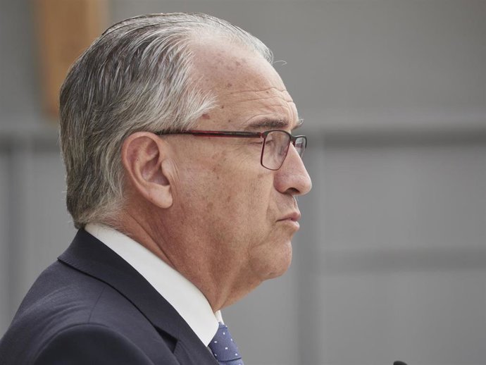 Archivo - El alcalde de Pamplona, Enrique Maya.