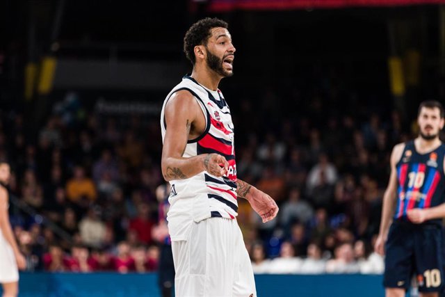 Archivo - El base estadounidense Pierria Henry durante un partido con el Cazoo Baskonia