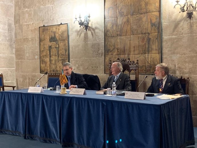 Santiago Posteguillo participa en su acto de nombramiento como académico de honor de la Real Acadmia de Cultura Valenciana (RACV)