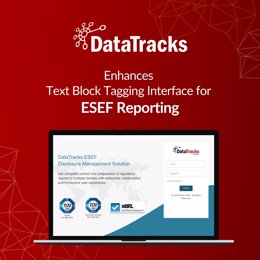DataTracks Enhances Text Block Tagging Interface for ESEF Reporting