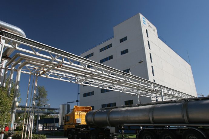 Archivo - Planta de Ercros en Aranjuez (Madrid)