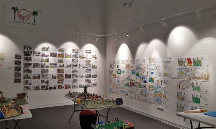 Exposición de Abando Habitable en el centro municipal de Abando en Bilbao.