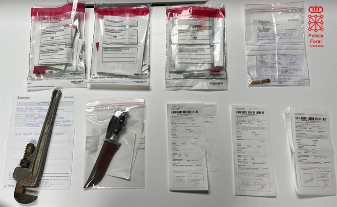 Denuncias e incautaciones realizadas al investigado en Mañeru.