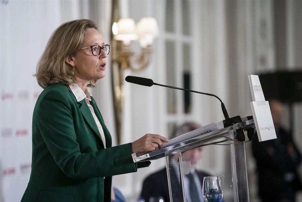 La vicepresidenta primera y ministra de Asuntos Económicos y Transformación Digital, Nadia Calviño.