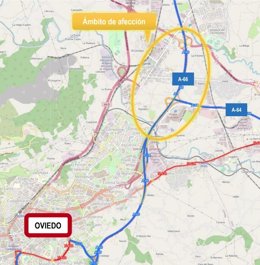 Cortes nocturnos de tráfico en la Y por las obras del tercer carril.
