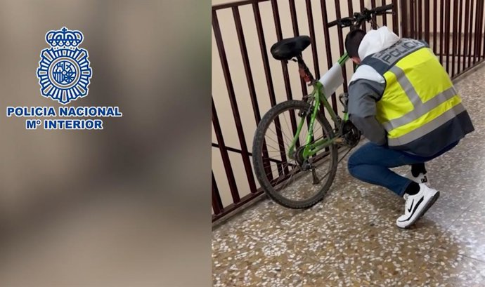 En prisión un ladrón que robaba el móvil o el bolso a sus víctimas a bordo de una bici en Usera
