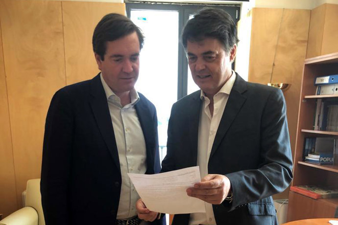 Carlos Rojas y Pablo Hispán, diputados del PP por Granada