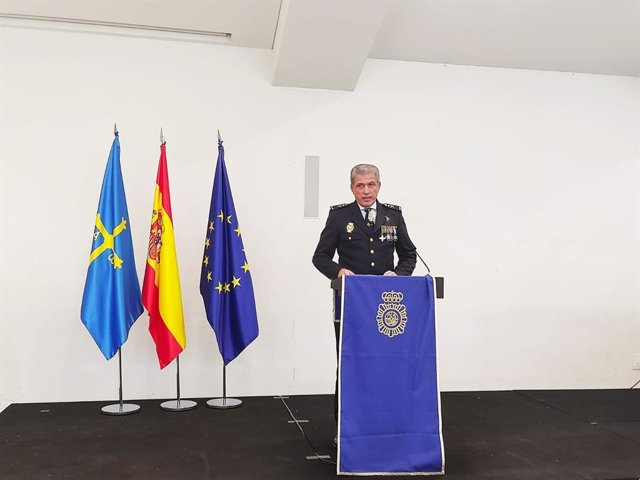 El Jefe Superior de Policía de Asturias, Luis Carlos Espino Cruz.