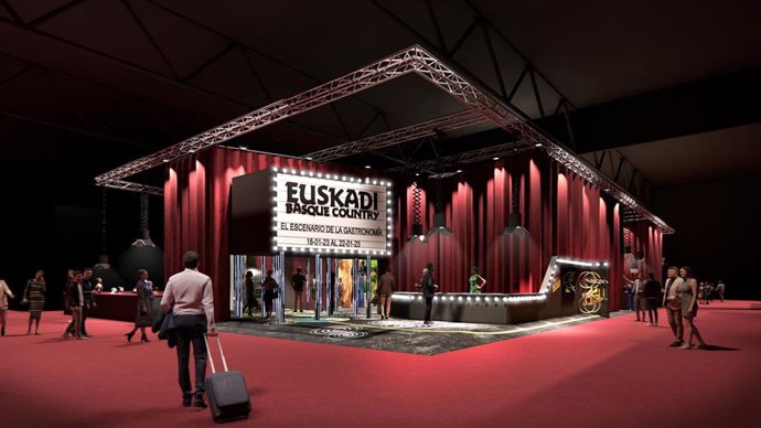 Archivo - Stand de Euskadi en Fitur 2023